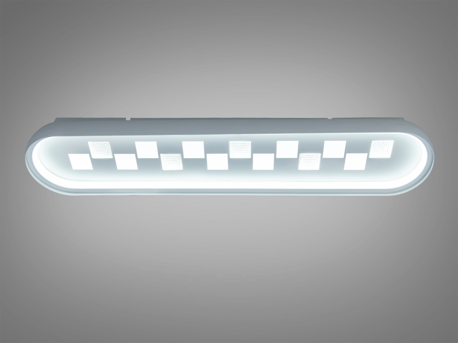 Стельовий LED-світильник Diasha 58 Вт у білому кольорі. До 10 м², три режими CCT 3200К/4100К/6500К, акриловий розсіювач, керування настінним вимикачем.