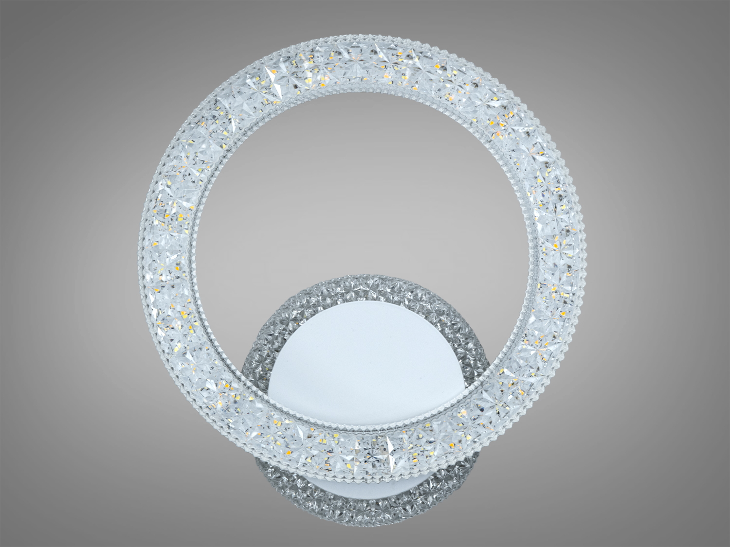 Світлодіодне бра Diasha білий 15 Вт з кристалами