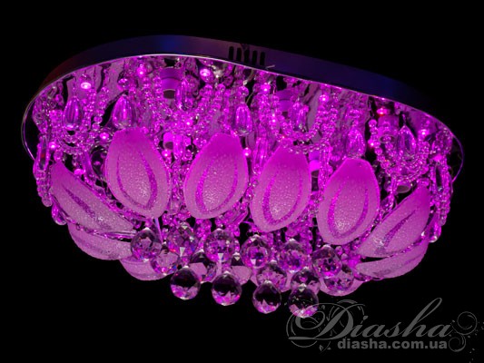 Стельова люстра зі світлодіодним підсвічуванням