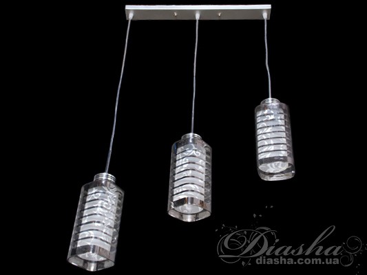 Кухонна люстра з регульованою висотою плафонів