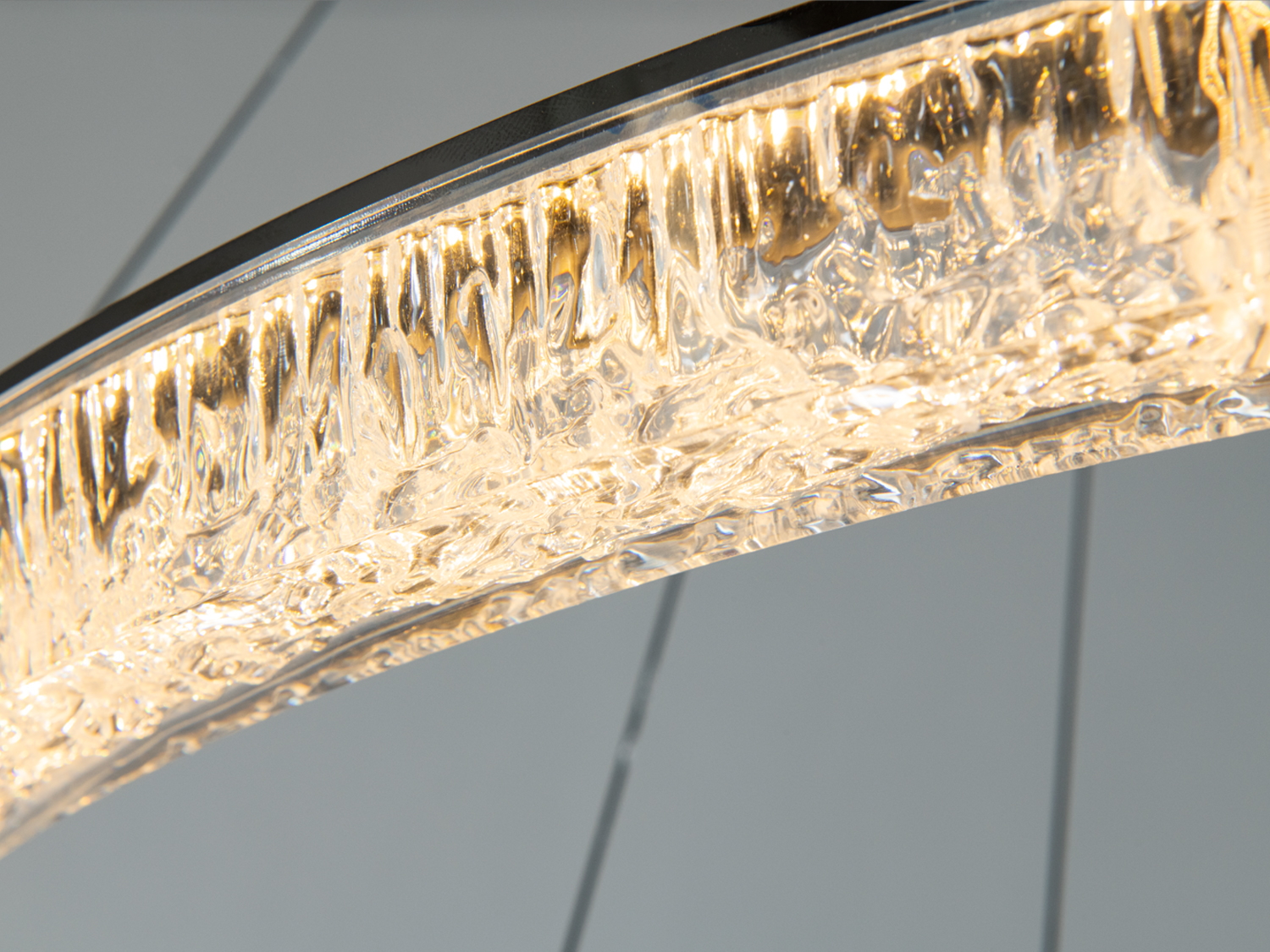 Люстра підвісна Diasha чорна 125Вт 3 кільця