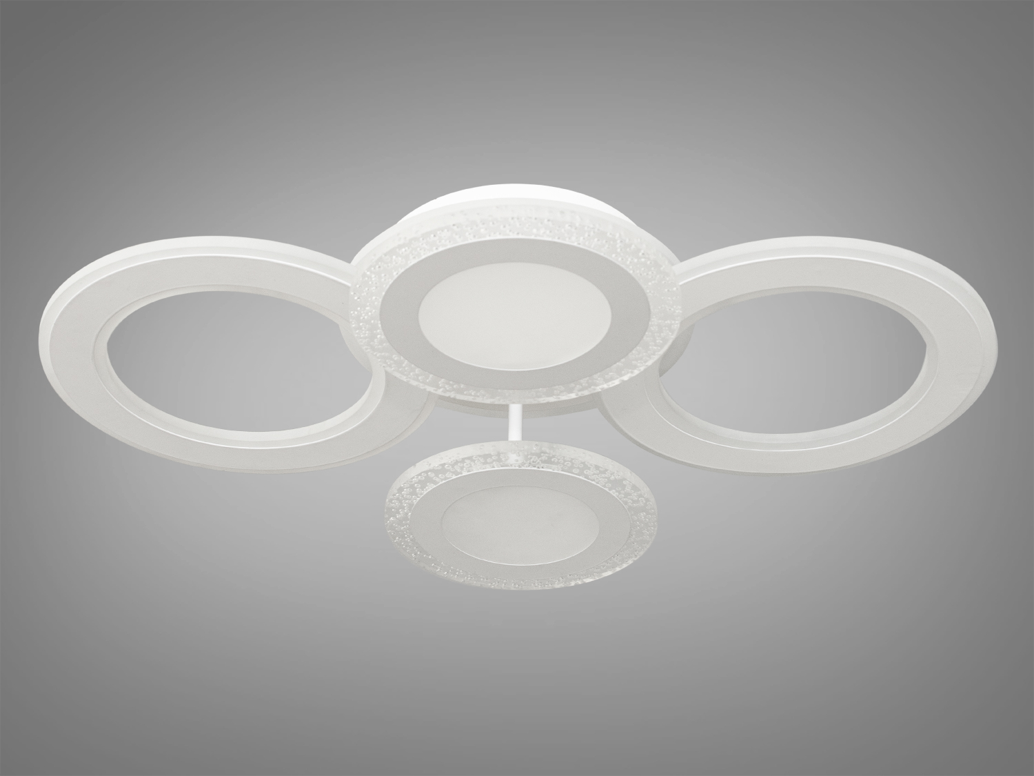 Стельова LED-люстра з диммером та підсвічуванням, 120W