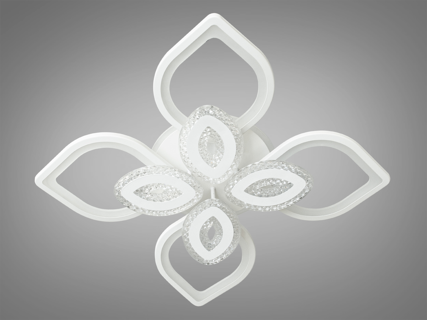 Стельова LED-люстра з диммером та підсвічуванням, 170W