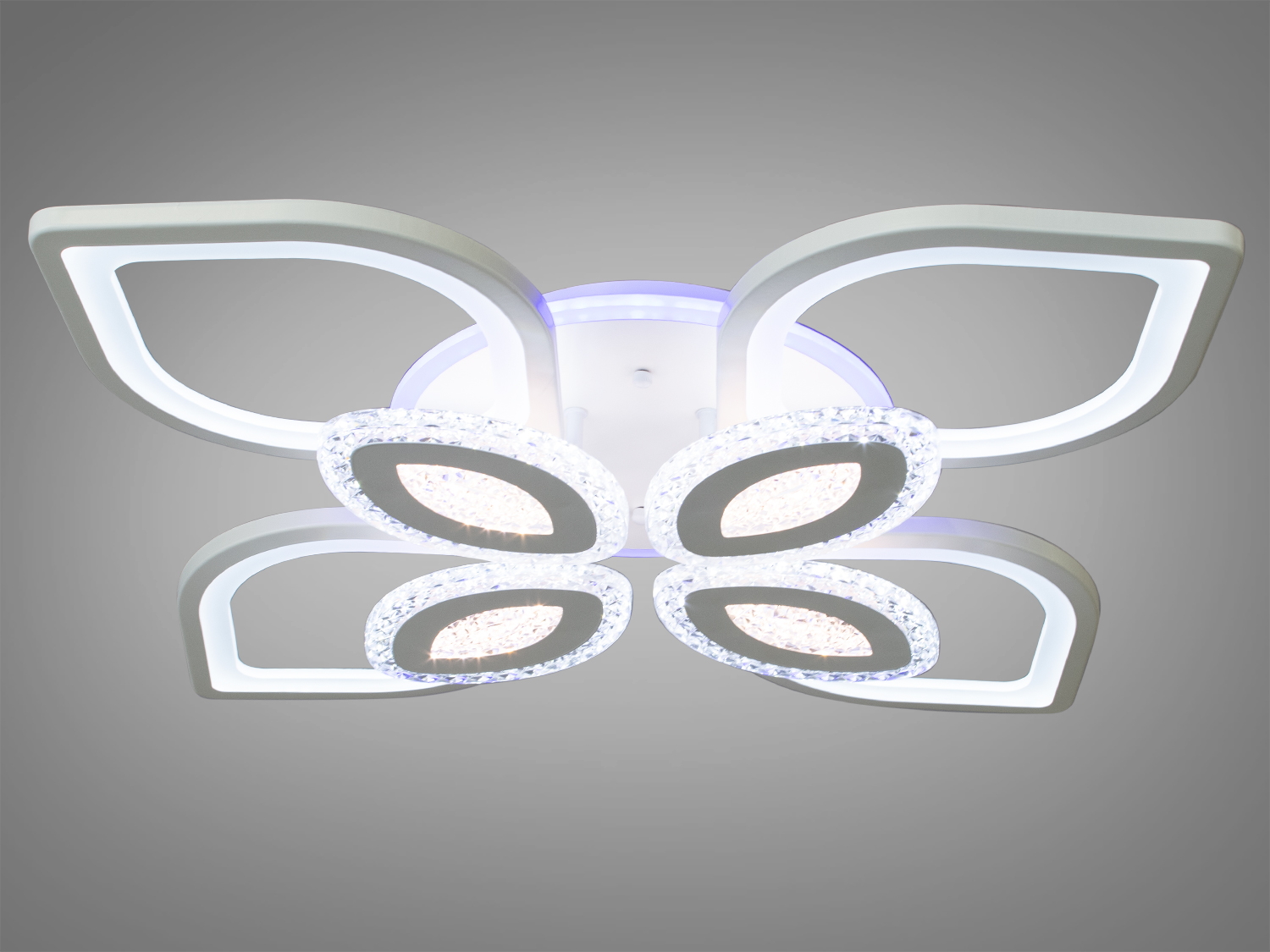 Стельова LED-люстра з диммером та підсвічуванням, 170W