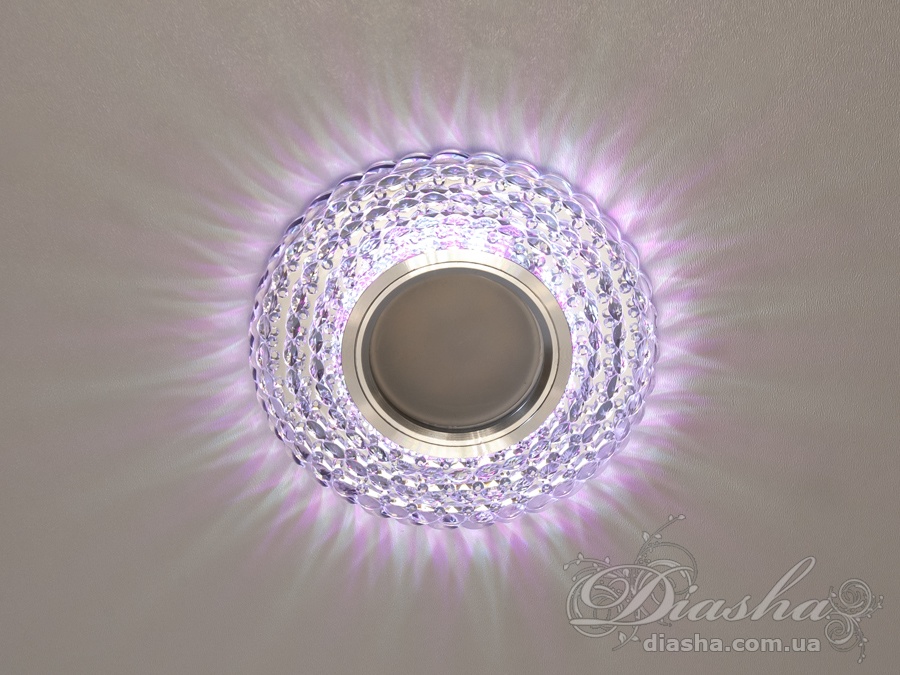 Точковий світильник Diasha 2235WH+PK оптичний акрил змінне підсвічування