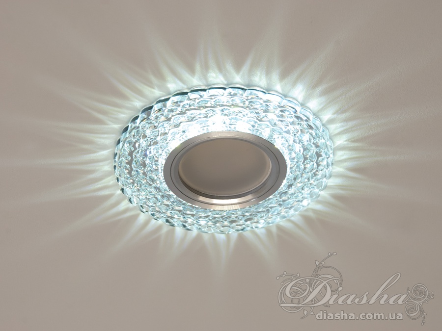 Точковий світильник Diasha 2235WH+PK оптичний акрил змінне підсвічування