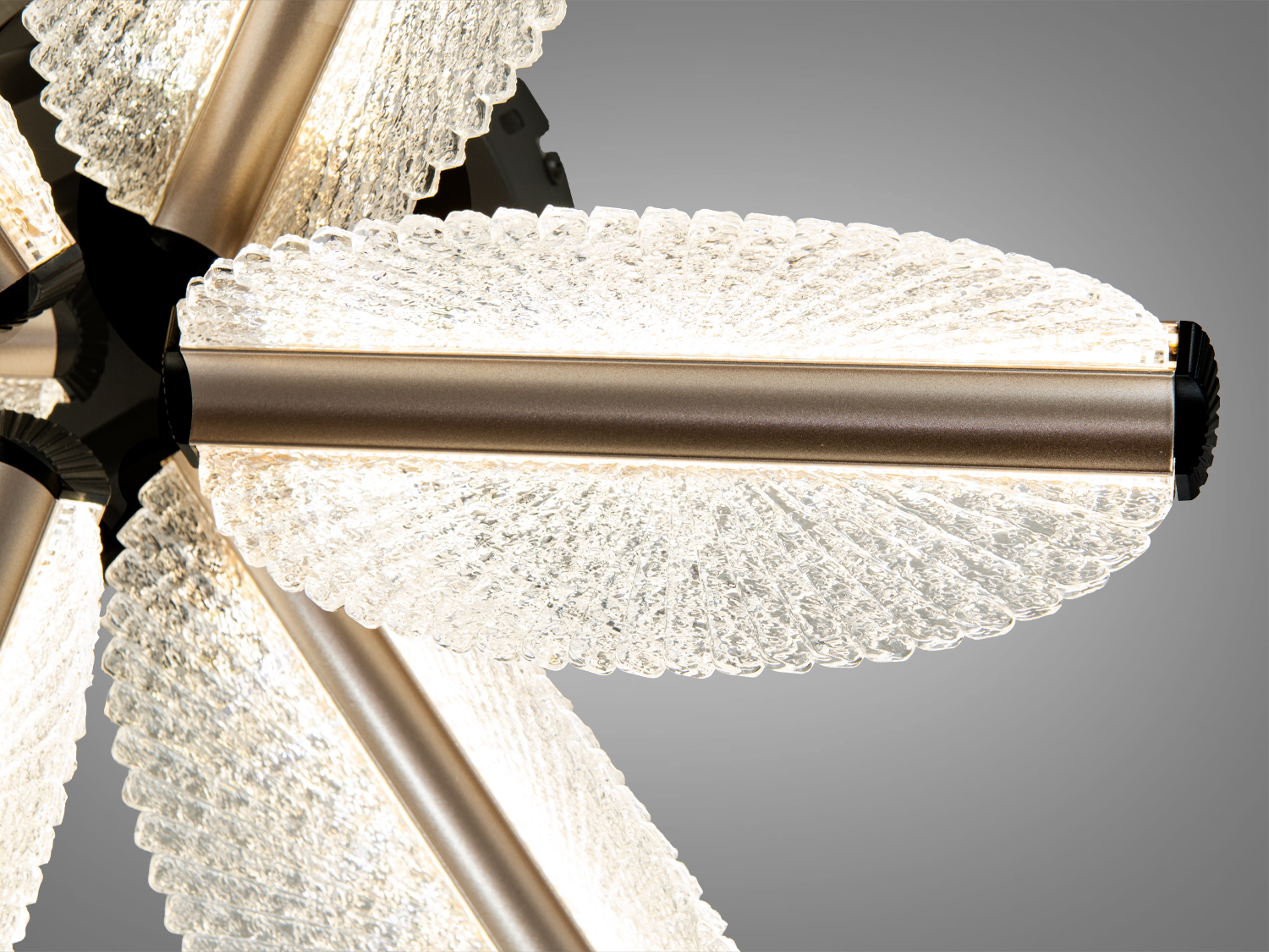 Люстра стельова LED чорна 54 Вт з пультом