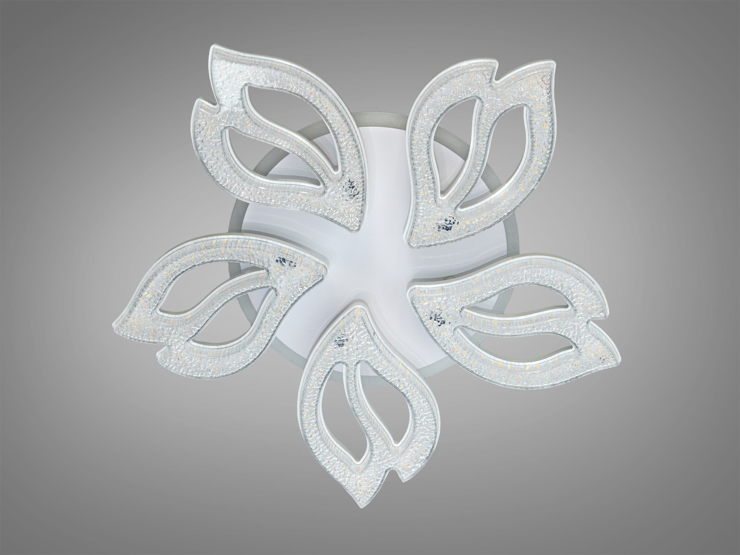 Світлодіодна стельова люстра біла 80Вт пульт