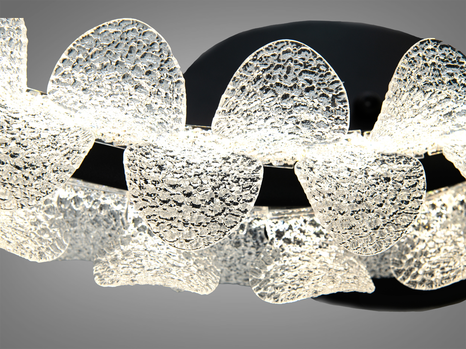 Підвісна LED люстра Diasha шампань 86Вт пульт 3CCT