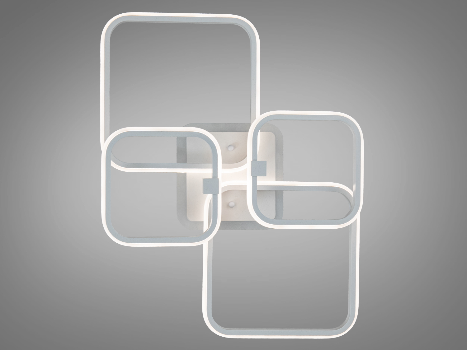 Стельовий світильник, квадратні елементи, білий колір, мінімалістичний стиль, підходить для сучасного інтер′єру.