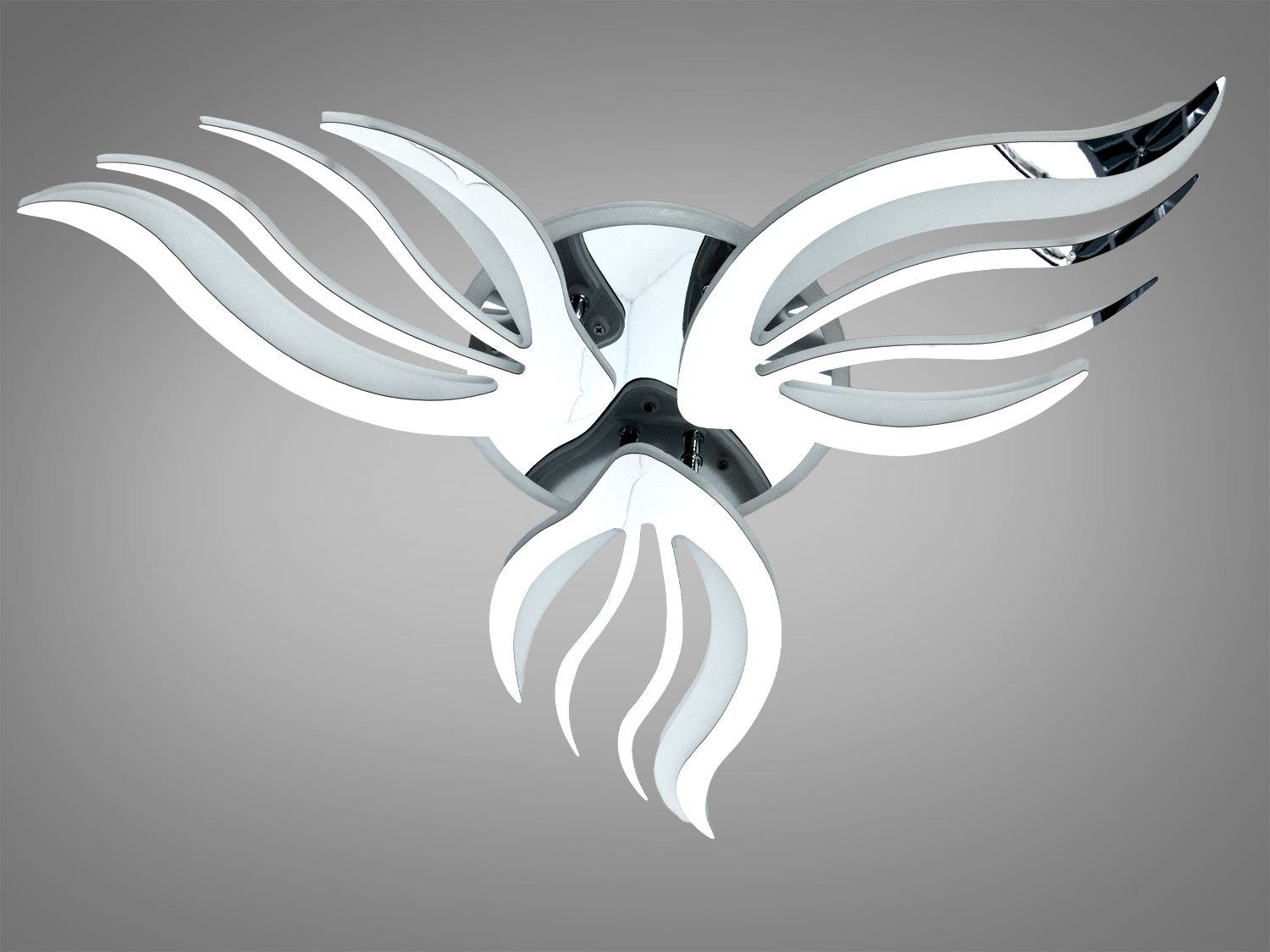 Люстра стельова Diasha LED хром 52Вт пульт