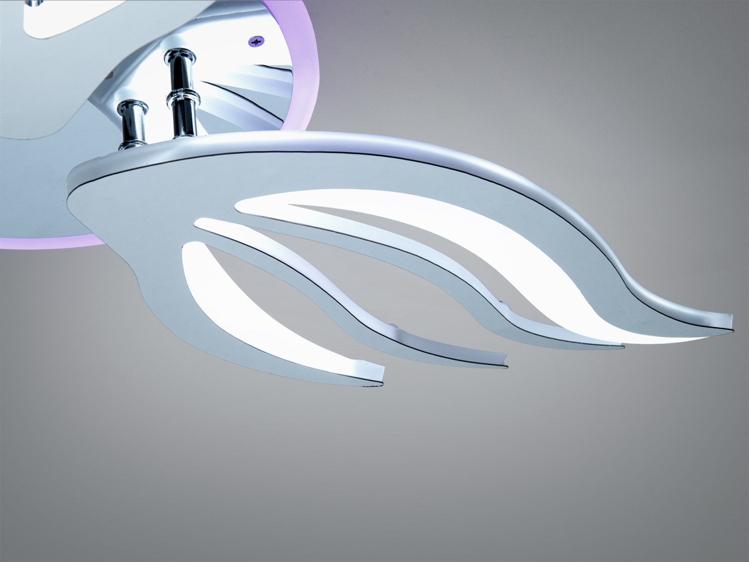 Люстра стельова Diasha LED хром 52Вт пульт