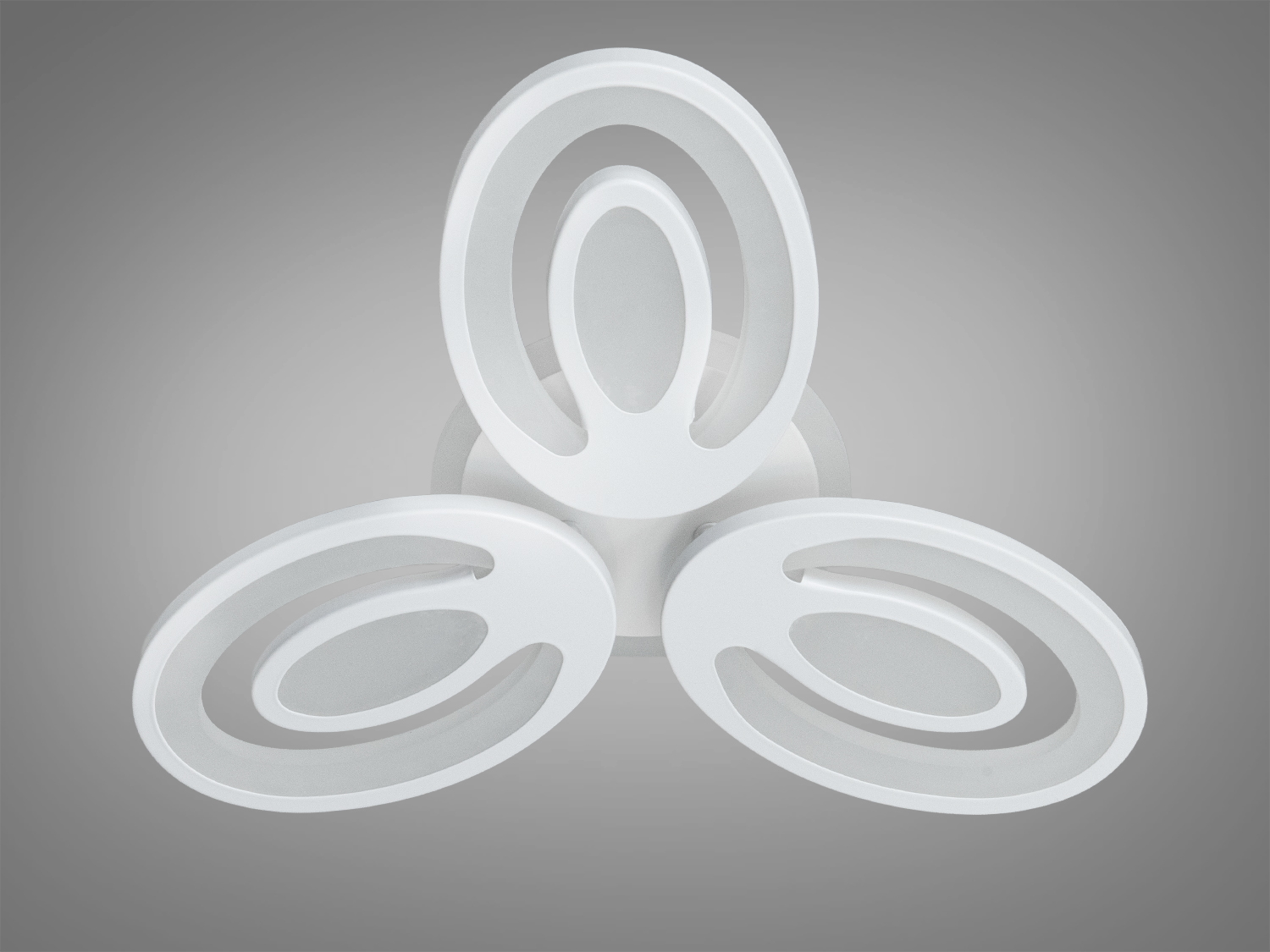 Люстра LED Diasha Trio Oval біла 60Вт пульт димер