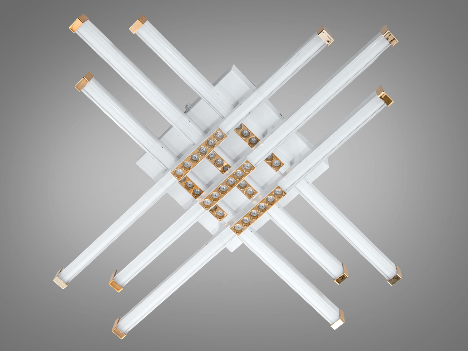 Стельова LED-люстра Diasha білий білий 60Вт пульт