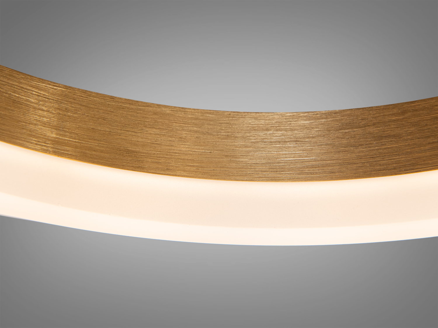 Стельова люстра золото 2 кільця 60Вт димер