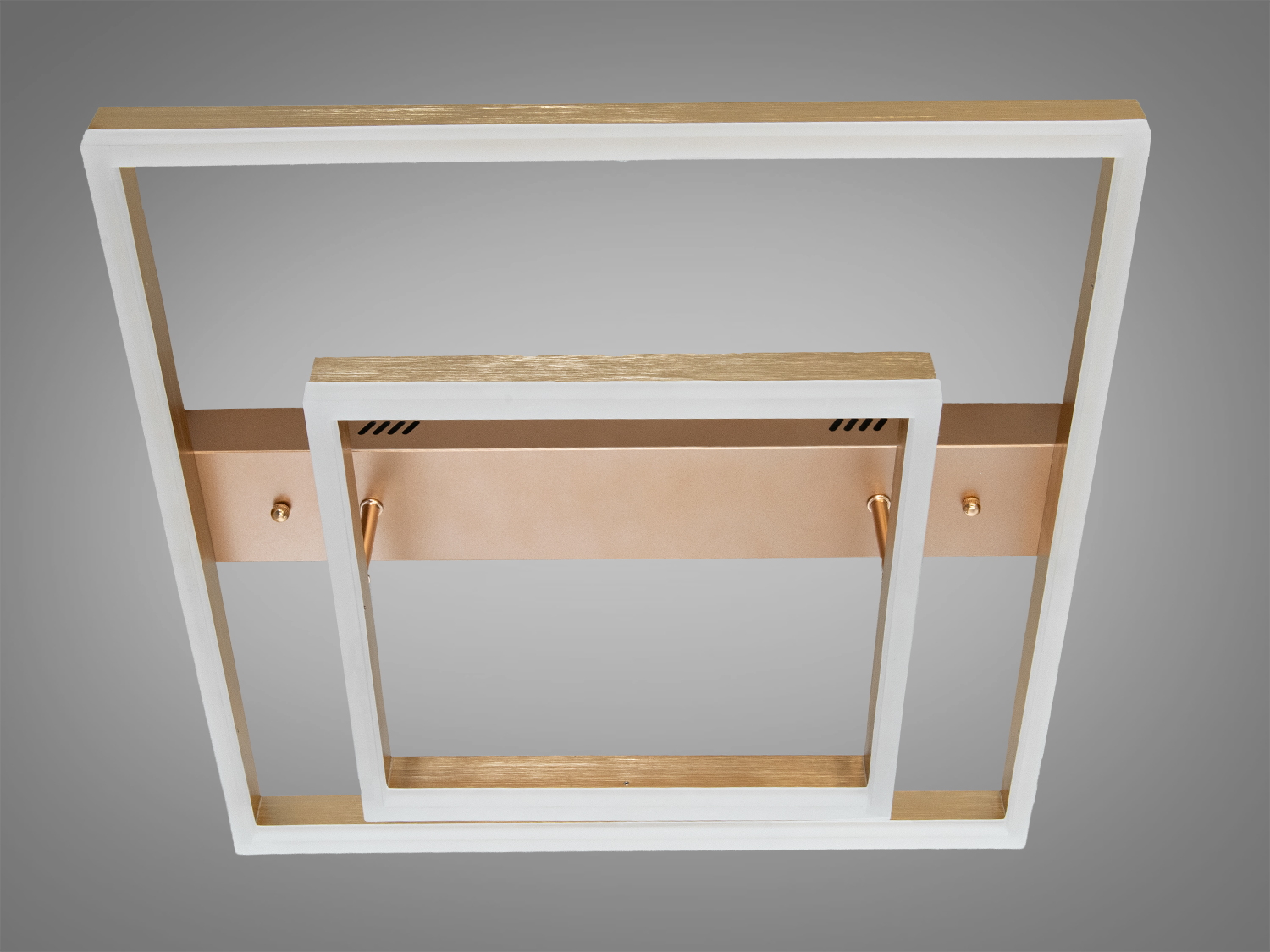 Люстра LED стельова золото 72Вт димер пульт