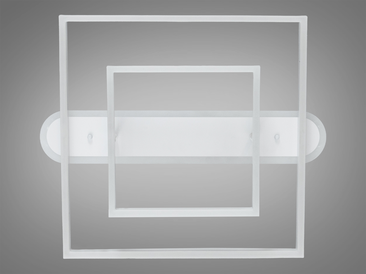 Світлодіодна люстра біла 86 Вт пульт 2 плафони