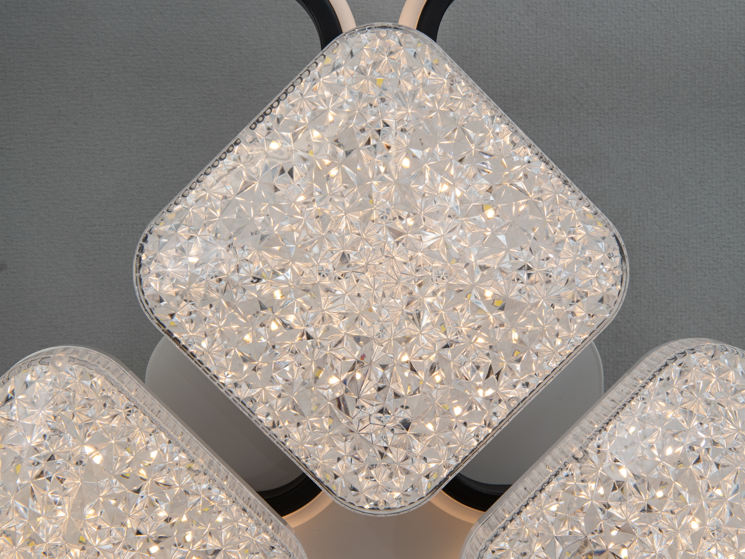 Люстра стельова Diasha LED біла чорна 130W димер