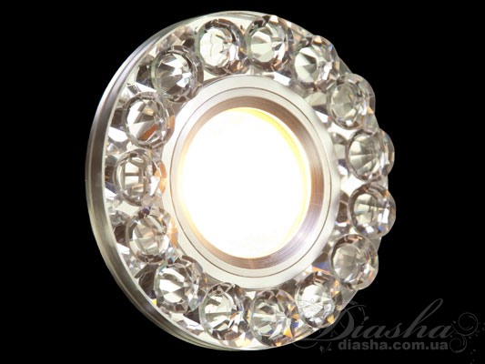 Кришталевий точковий світильник