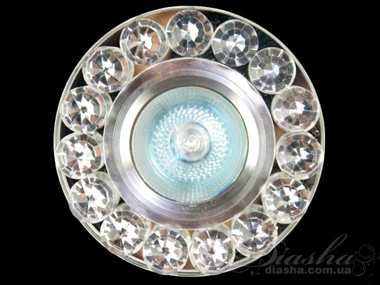 Кришталевий точковий світильник