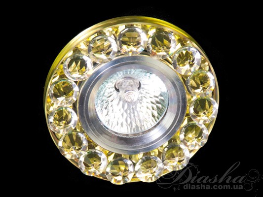 Точкові світильники можна використовувати і самі по собі, і в поєднанні з традиційними освітлювальними приладами - люстрами, бра і торшерами. <BR>&nbsp;&nbsp;&nbsp;А це означає, що з їх допомогою можна не тільки рівномірно освітити будь-яке приміщення, а й призвести світловий акцент на певні деталі Вашого інтер'єру. Таким чином, представлені точкові кришталеві світильники можуть забезпечити Вам комфорт на рівні, що перевищує всі Ваші очікування.
Лампа і трансформатор в комплект не входять.