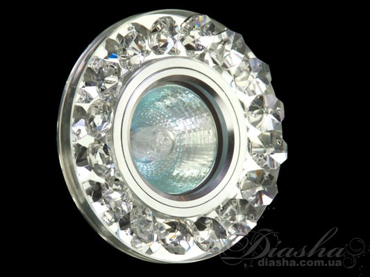 &nbsp;&nbsp;&nbsp;
Новая серия точечных светильников представленная в этом сезоне способна обеспечить Вам комфотр на уровне, который превышает все Ваши ожидания. 
&nbsp;&nbsp;&nbsp;
В данном модельном ряду, представлены точечные светильники объединившие в себе главные качества современных точечных светильников - равномерное освещение с возможностью акцентирования определенных деталей интерьера, с изящностью, элегантностью и неповторимым блеском классических люстр.
&nbsp;&nbsp;&nbsp;
Для оптовых покупателей отпускается только ящиками по 50шт
&nbsp;&nbsp;&nbsp;
Лампа и трансформатор в комплект не входят