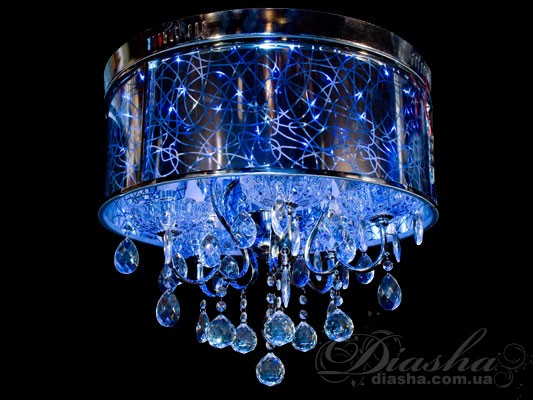 Потолочная люстра в классическом абажуре