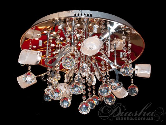 Галогеновая люстра с дополнительной подсветкой