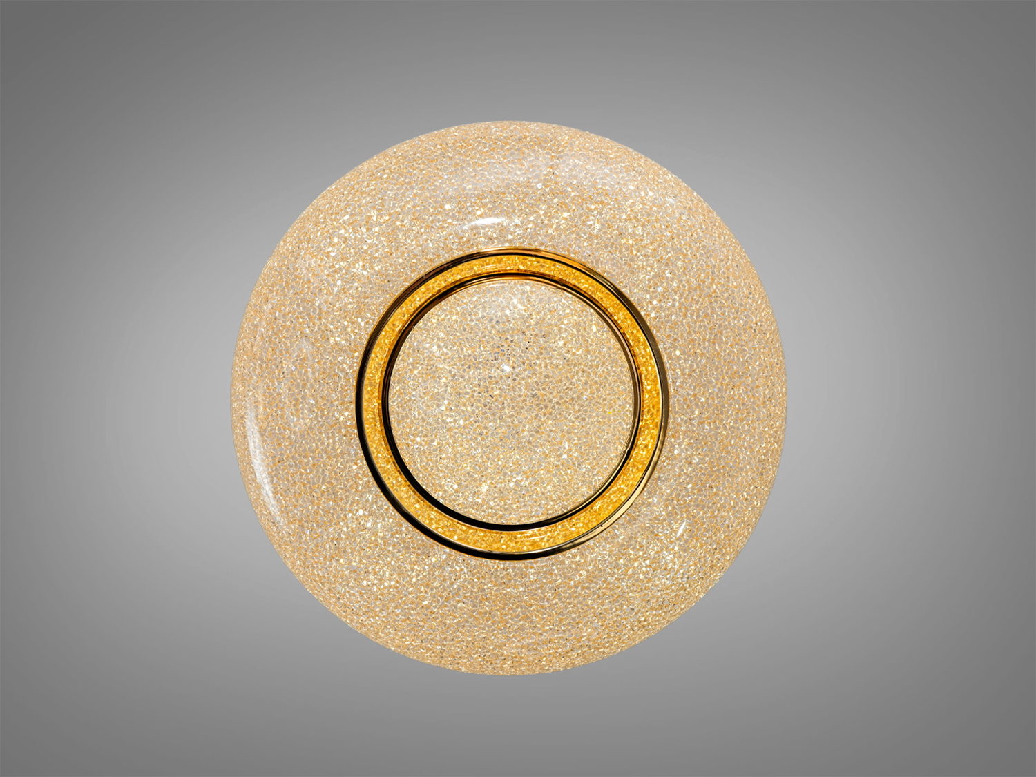 Круглий світильник з прозорою текстурою, що забезпечує яскраве освітлення. Використовується для акцентного освітлення.