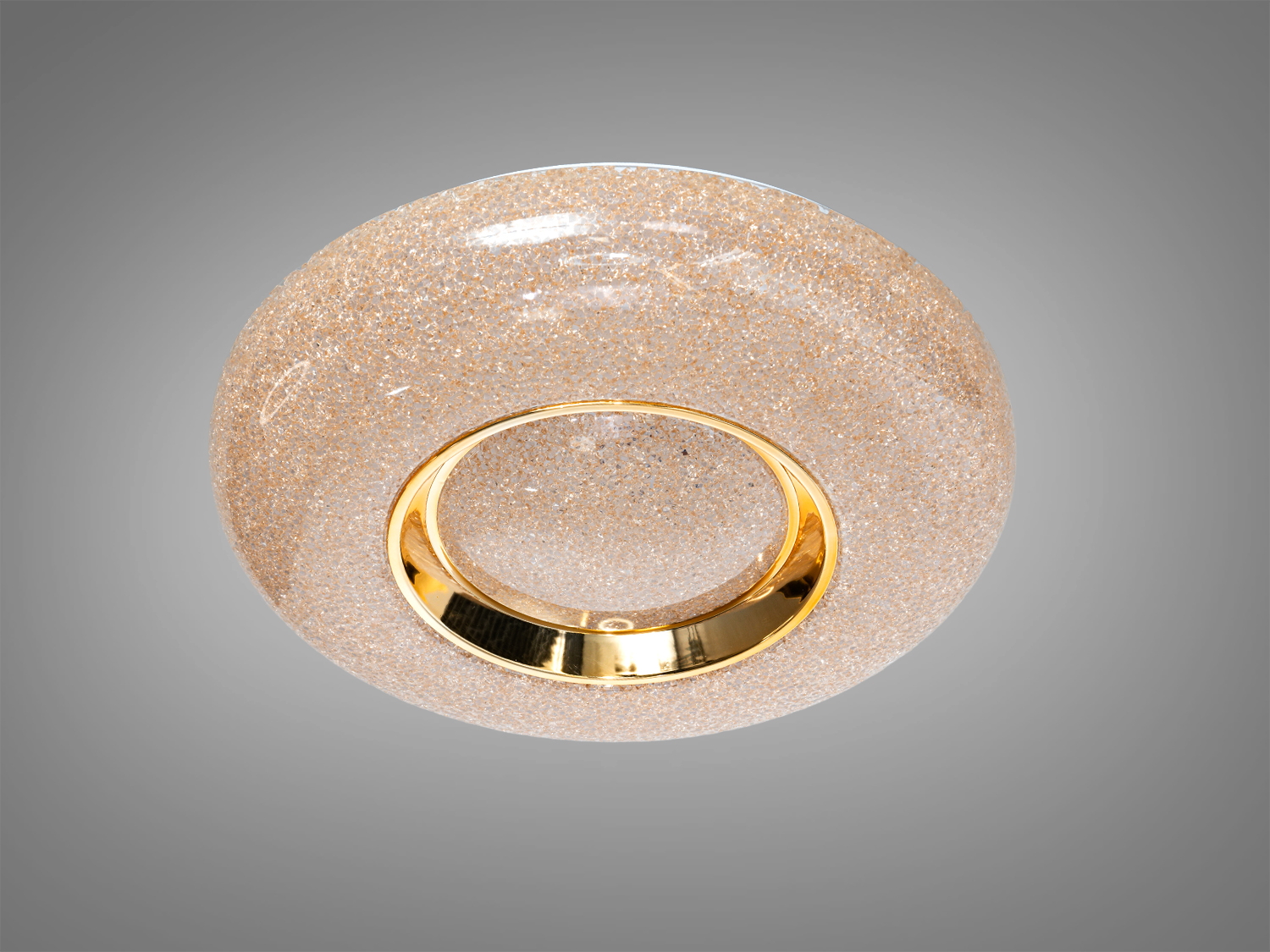 Світлодіодна стельова люстра чорна вставка 90 Вт