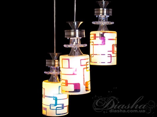 Люстра для обеденного стола. Подвес с регулируемой высотой