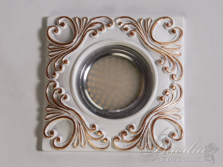 Гипсовый точечный светильник