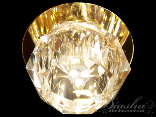 Кришталевий точковий світильник