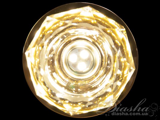 Кришталевий точковий світильник