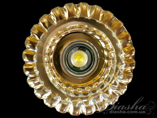 Кришталевий точковий світильник