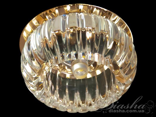 Кришталевий точковий світильник