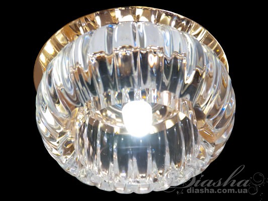 Кришталевий точковий світильник
