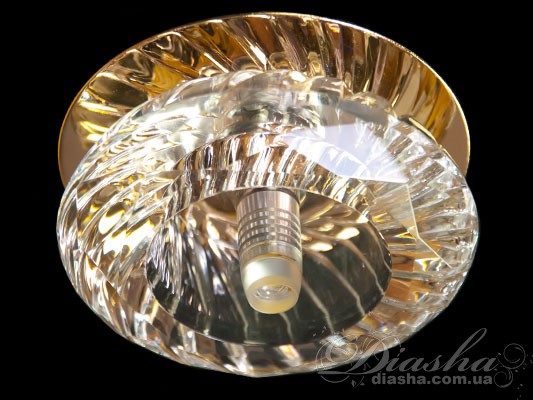 Кришталевий точковий світильник