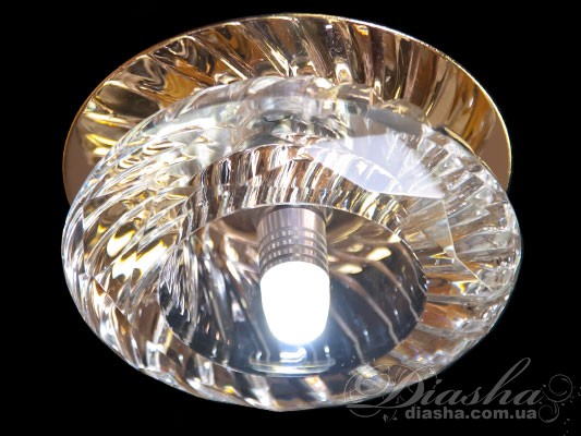 Кришталевий точковий світильник