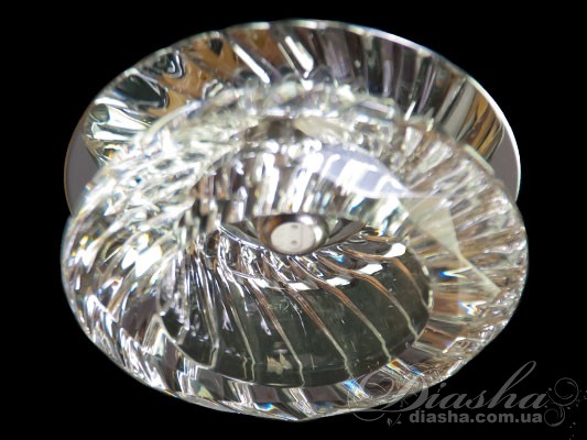 Кришталевий точковий світильник