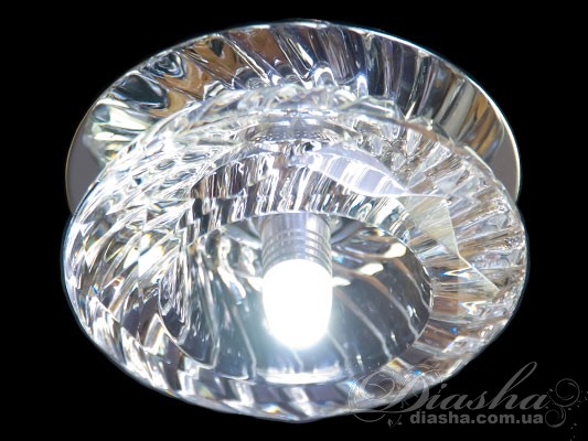 Кришталевий точковий світильник