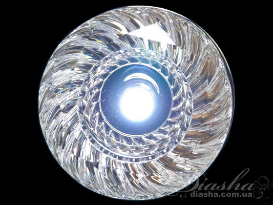 Кришталевий точковий світильник