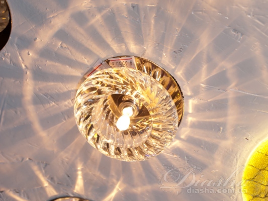 Кришталевий точковий світильник