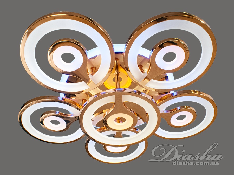 Стельова світлодіодна люстра з диммером 140W