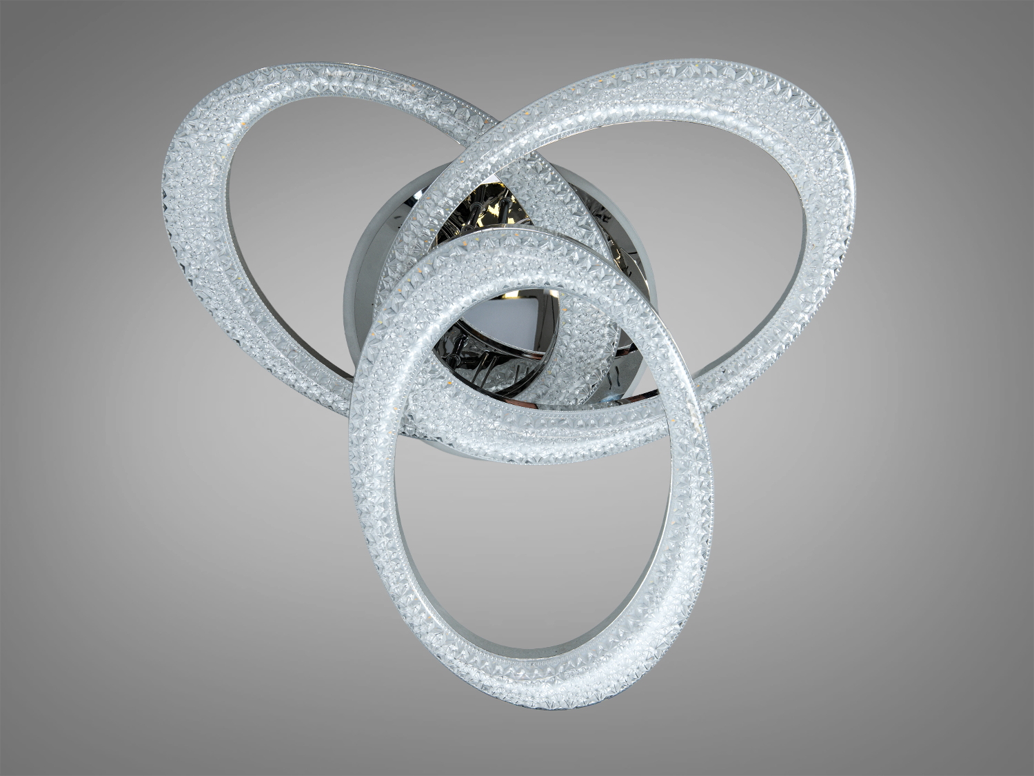 Люстра стельова LED чорна 54 Вт з пультом