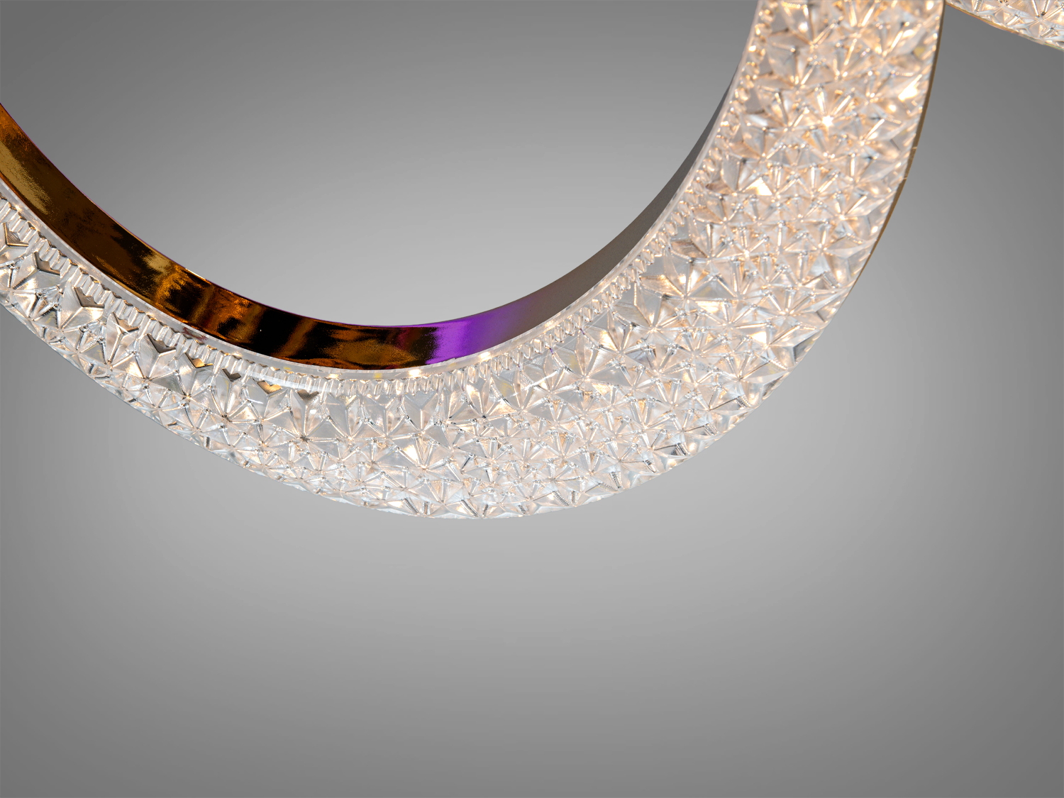 Люстра стельова LED чорна 54 Вт з пультом