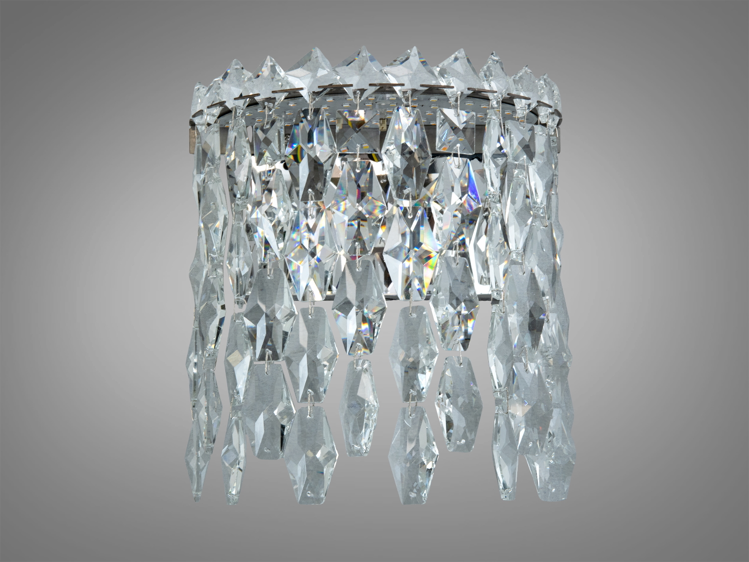 Настінне LED бра кришталеве хром 10 Вт