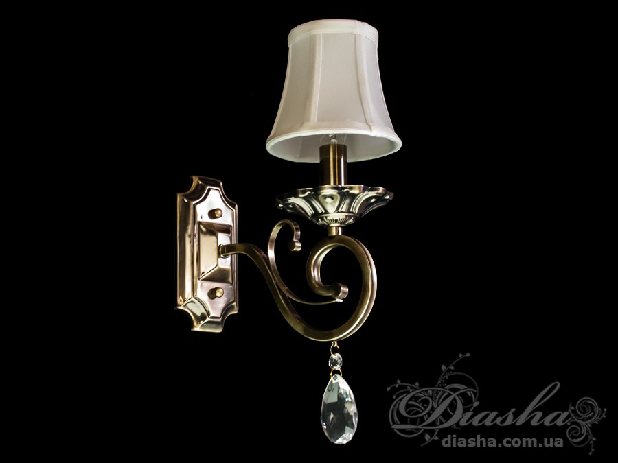 Бра з класичними скляними абажурами