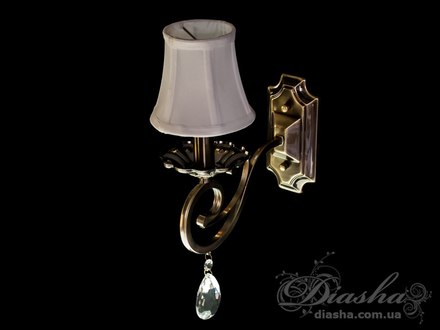 Бра з класичними скляними абажурами