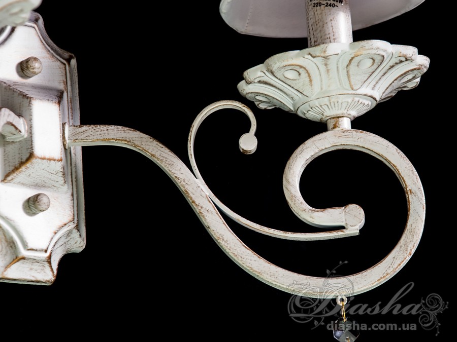 Бра з класичними скляними абажурами